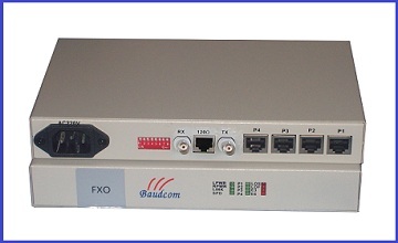 4 Voice FXS FXO Over E1 Multiplexer