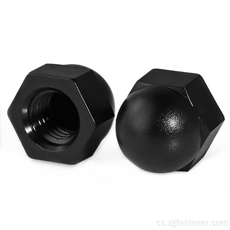 DIN1587 Black Zumed Cap Nuts