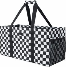 Extra Large Collapsible Wireframe Tote Bag - Grocery & Beach Storage
