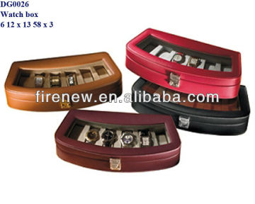 PU Leather Watch Box, Gift Box, Jewelry Box