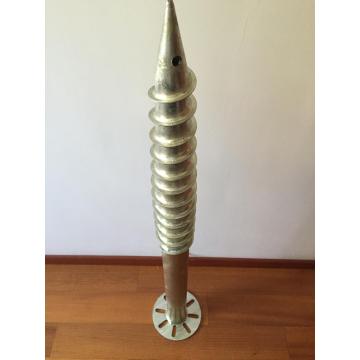 Galvanized Metal Ground Screw Piles Ground Screw Foundation