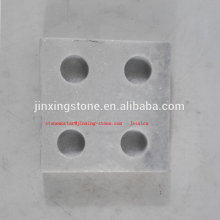 square white marble four hole candle holders /4 hole candle holder