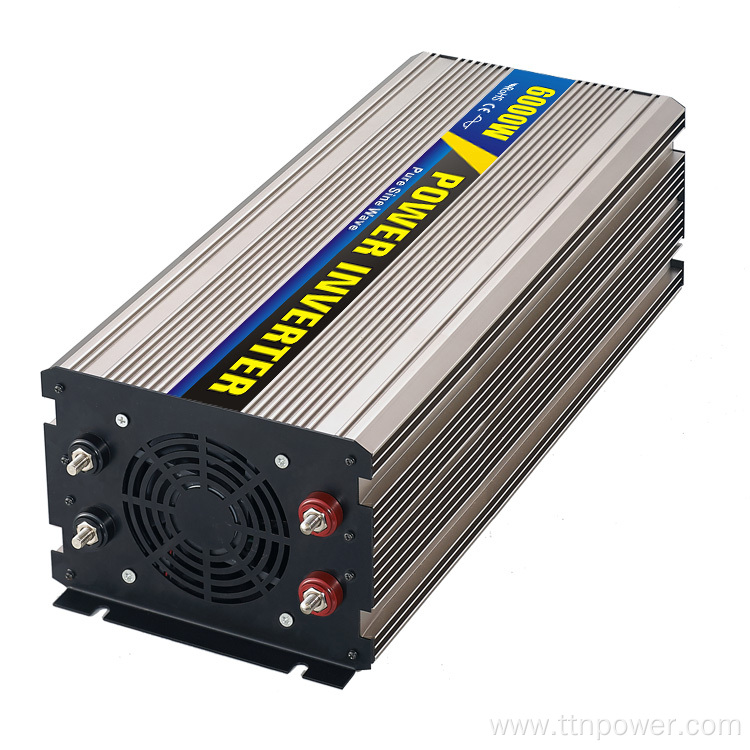 6000W Pure Sine Wave Power Inverter With Charger