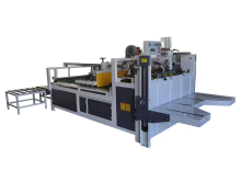 Semi Automatic Carton box Folding Gluing Machine
