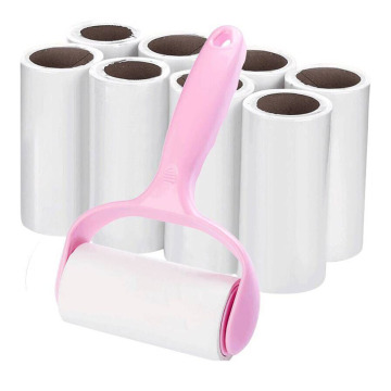 Antistatic Hair Removal Device: Rotating Lint Roller for Sticky Lint and Hair