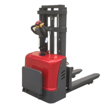 Stationary electric forklift truck