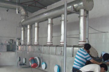 Drying machine for water dispersible granules