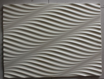 Leather waterproof 3D wall decor art panels 3d wall 3d wave panel