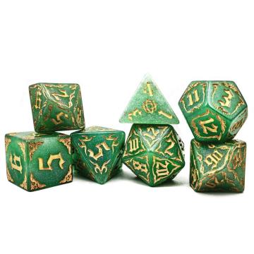 Bescon Giant Giant à motif de dés DND DND 1 pouce (25 mm), D&amp;D Dice Set pour les donjons et les dragons