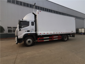 frozen food truck 4x2 seafood delivery Reefer truck