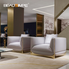 Modern Ca'Foscari Leather Sofa Set