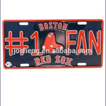 reflective license plate