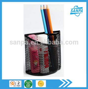Fancy Metal Mesh Wire Office Magnetic Stationery Holder/Pen holder