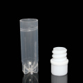 Viales de almacenamiento criogénicos de plástico transparente de 2 ml