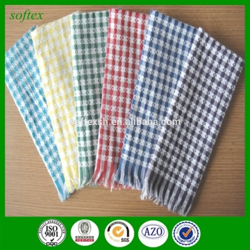 cotton check tissue type kitchen towel
