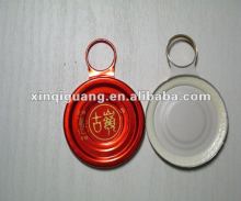 Pull-ring aluminum cap for beverage