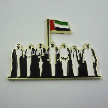 metal flag uae national day pin