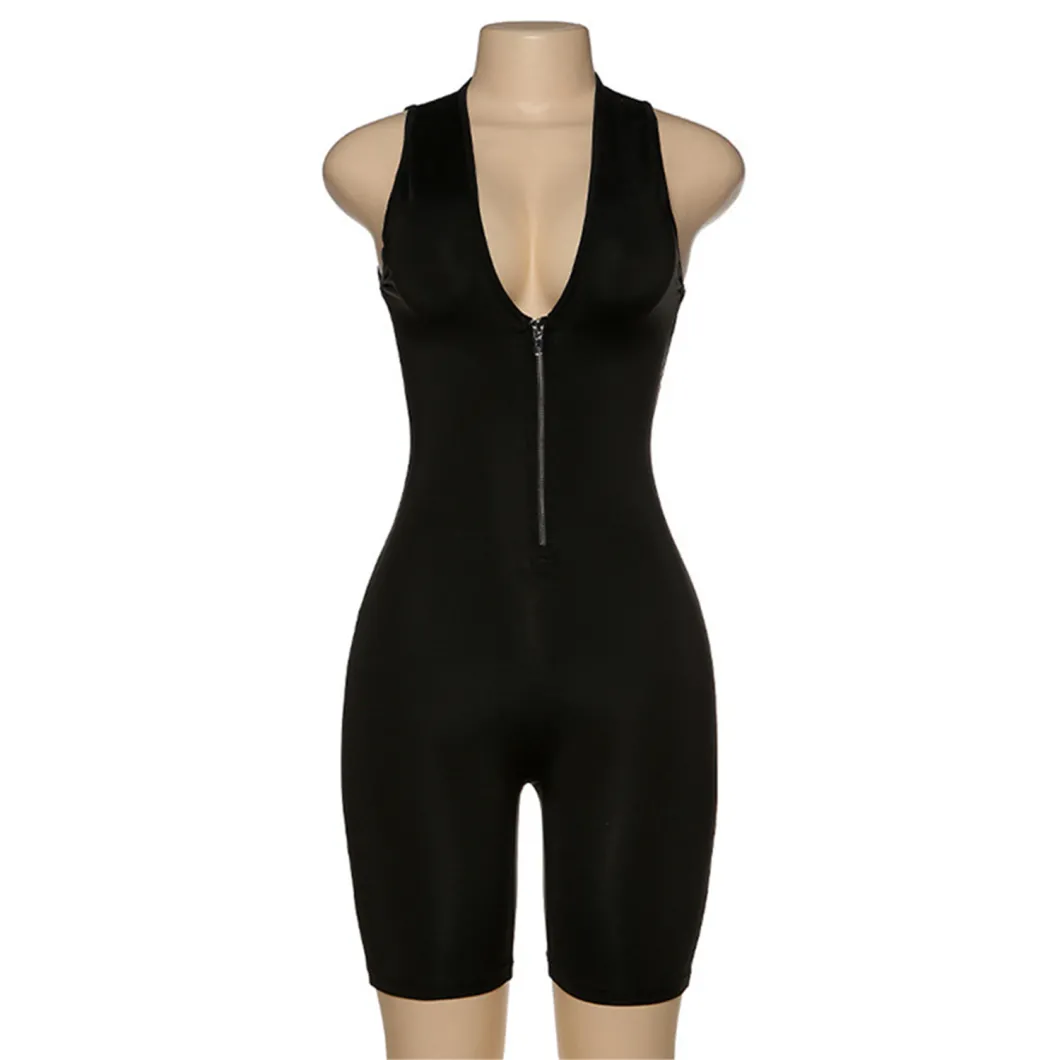 Custom Design Summer Short Tight Rompers Jumpsuit for Women