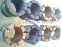 Diamond casing shoe bit