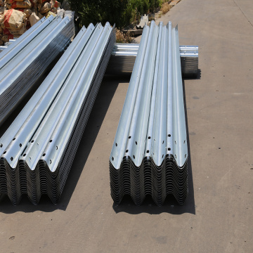 zinc steel guardrail w beam traffic crash barrier