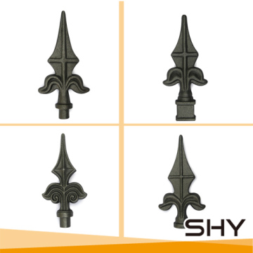 Ornamental cast iron elements metal spears