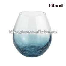 Teal crackle dof glass