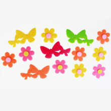 Daisy felt sticker assortment