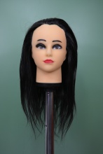 Professional Black Hair Styling Mannequin Head