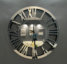 modern concise style mirror wall clock