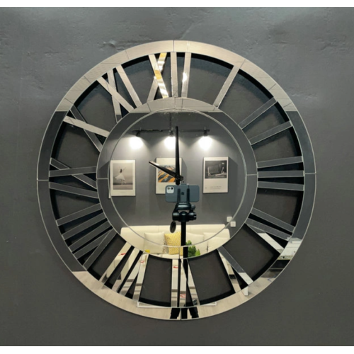 horloge murale miroir de style moderne