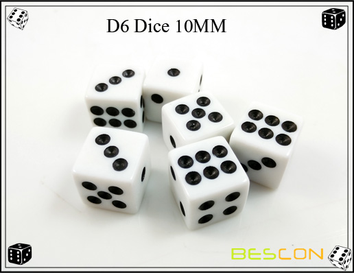D6 Dice 10MM D6 Dice 10MM