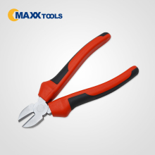CRV diagonal cutting plier with double color PVC handle