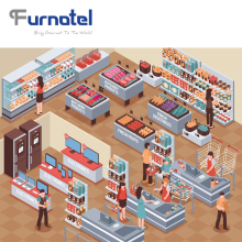 Commercial Convenience Store Refrigerators: One-Stop Supermarket Freezers