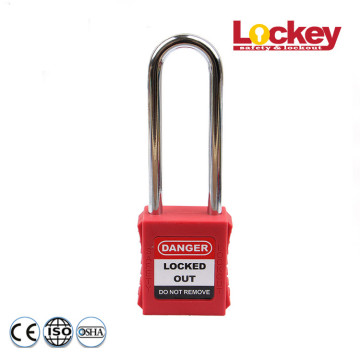 Safety 76mm Steel Shackle Plastic Body Padlock