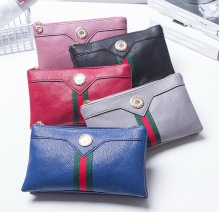 YKMB-0015,china wholesale European  American style  pu lichee skin twin women single shoulder slanting bag