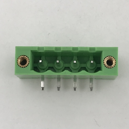 90 degree right angle PCB male terminal block