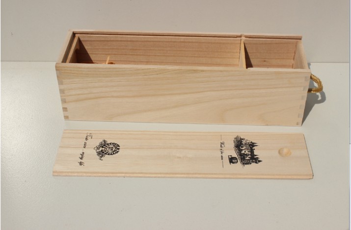 Single Wooden Wine Box 3