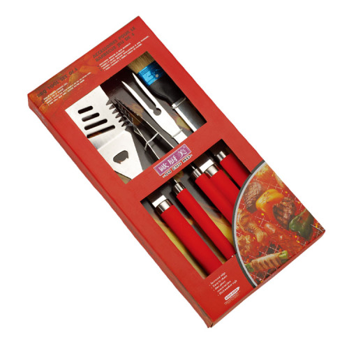 4pcs BBQ Set professionelle Grillwerkzeuge