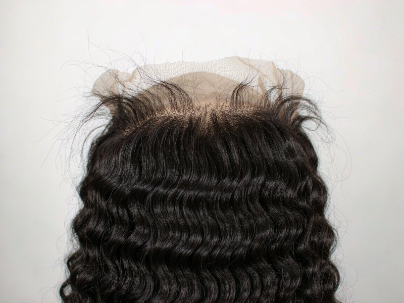 Dark Brown Feathered Lace Front Wig 100% Human Hair