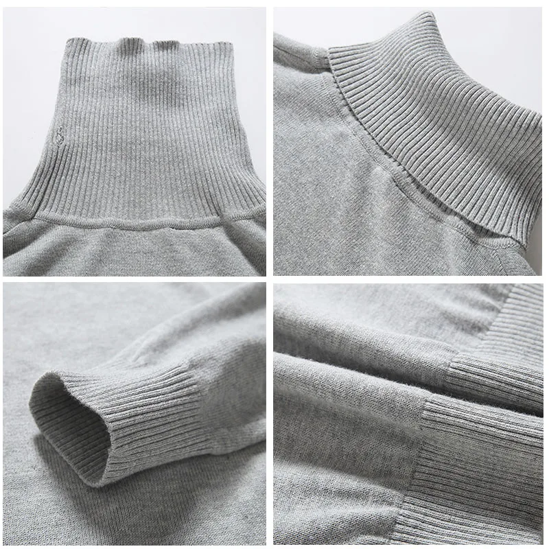 Мужской осенний теплый молодежный пуловер приталенного кроя Men's Autumn Warm Youth Slim-Fit Pullover