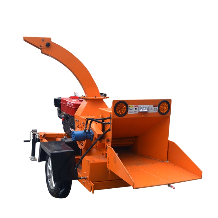 Easy to operate garden waste leaves branch wood chipper shredder machine