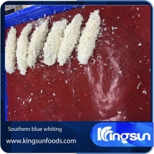 (Micromesistius Poutassou)Frozen Breaded Blue Whiting Fish Fillet