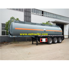 29500 Liters 30T HCl Tanker نصف مقطورة