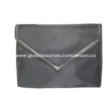 Redken Cosmetic Bag with T-gusset Construction with Envelope Flap Closure and Popper