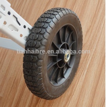 9.75x2 inch semi pneumatic rubber wheel