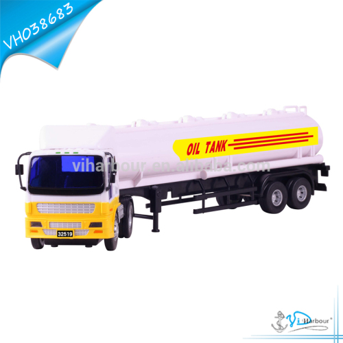 Large Plastic Oil Tank Truck Toy Model for Kids