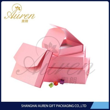 delicate high end cardboard silver jewelry box