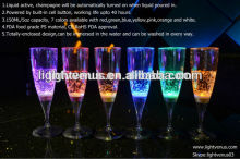 plastic luminescent led flashing drinking glass or cups