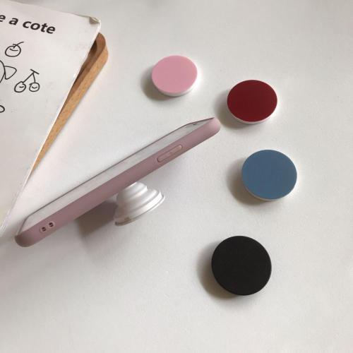 Pure Color Round Mobile Phone Holder