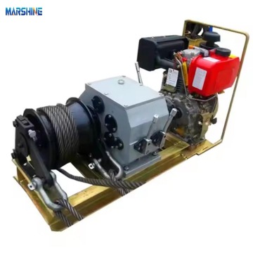 Belt Drive Diesel Powered Cable Pulling Winch